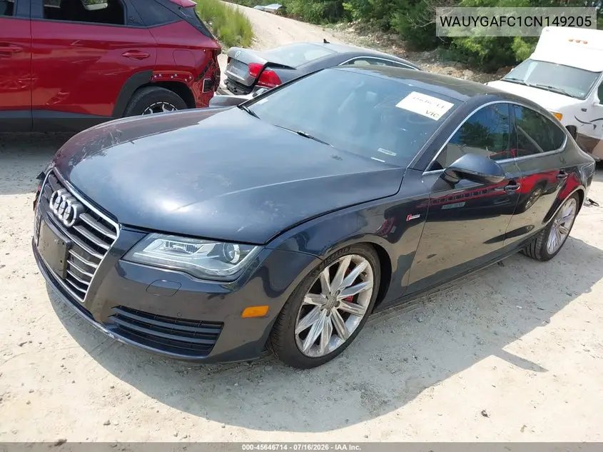 2012 Audi A7 3.0 Premium Plus VIN: WAUYGAFC1CN149205 Lot: 45646714