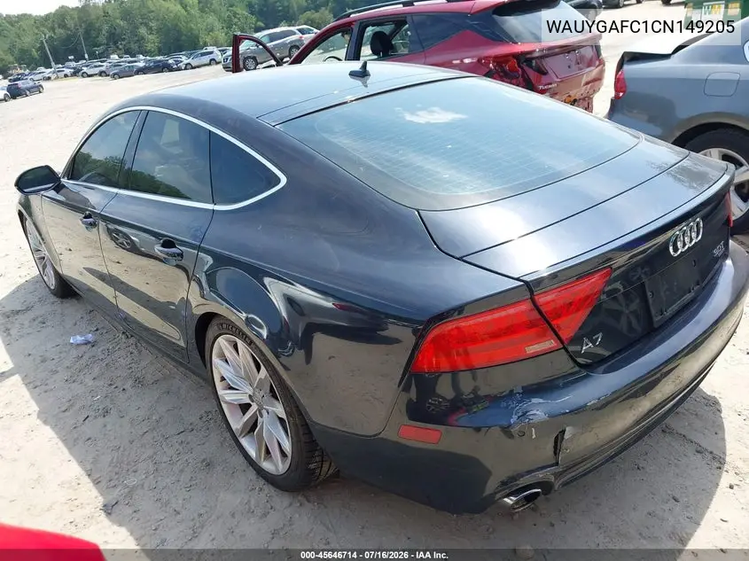 2012 Audi A7 3.0 Premium Plus VIN: WAUYGAFC1CN149205 Lot: 45646714