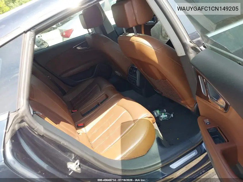 2012 Audi A7 3.0 Premium Plus VIN: WAUYGAFC1CN149205 Lot: 45646714
