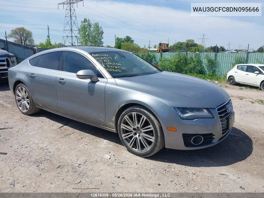 2013 Audi A7 Premium Plus VIN: WAU3GCFC8DN095666 Lot: 12616309