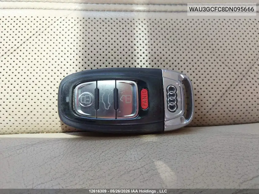 2013 Audi A7 Premium Plus VIN: WAU3GCFC8DN095666 Lot: 12616309