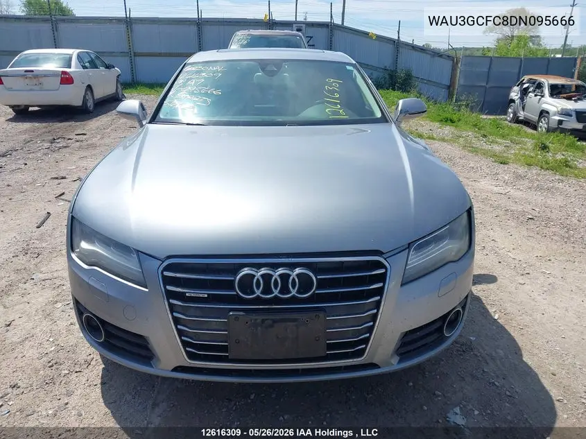 2013 Audi A7 Premium Plus VIN: WAU3GCFC8DN095666 Lot: 12616309