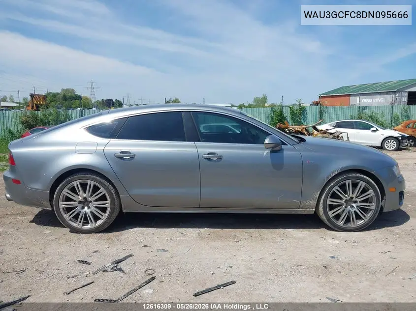2013 Audi A7 Premium Plus VIN: WAU3GCFC8DN095666 Lot: 12616309