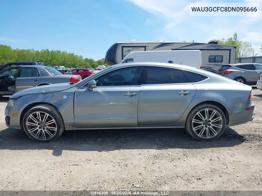 2013 Audi A7 Premium Plus VIN: WAU3GCFC8DN095666 Lot: 12616309