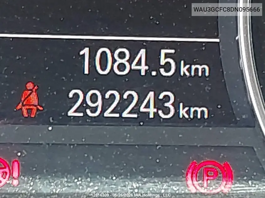 2013 Audi A7 Premium Plus VIN: WAU3GCFC8DN095666 Lot: 12616309