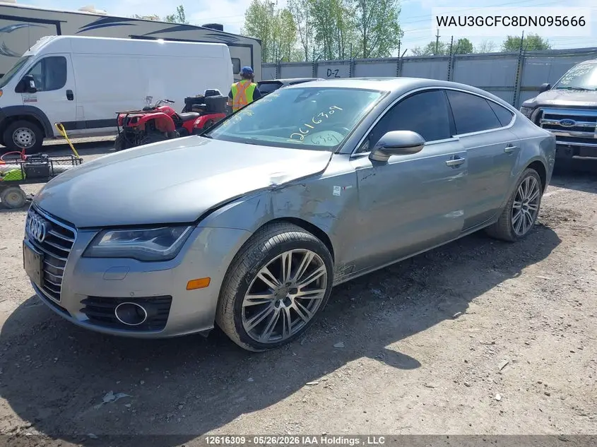 2013 Audi A7 Premium Plus VIN: WAU3GCFC8DN095666 Lot: 12616309