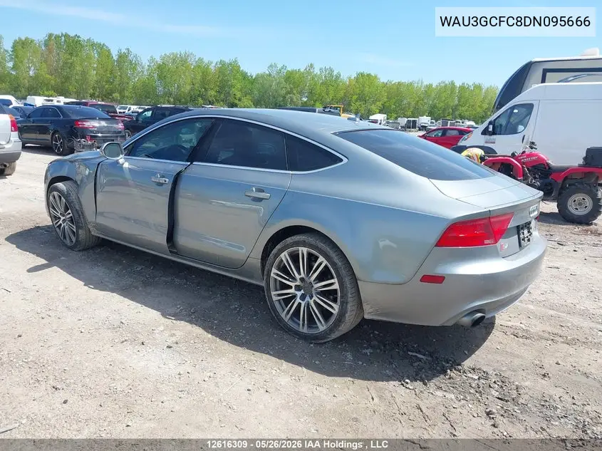 2013 Audi A7 Premium Plus VIN: WAU3GCFC8DN095666 Lot: 12616309