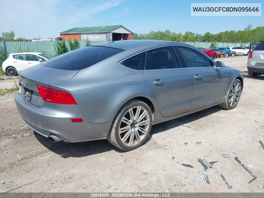 2013 Audi A7 Premium Plus VIN: WAU3GCFC8DN095666 Lot: 12616309