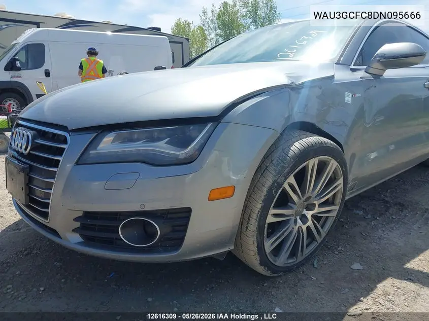 2013 Audi A7 Premium Plus VIN: WAU3GCFC8DN095666 Lot: 12616309