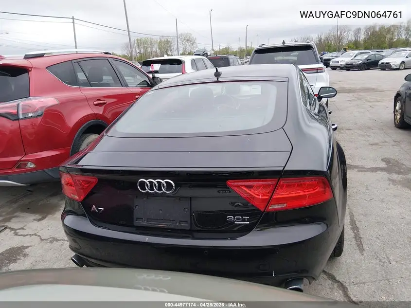 2013 Audi A7 3.0T Premium VIN: WAUYGAFC9DN064761 Lot: 44977174