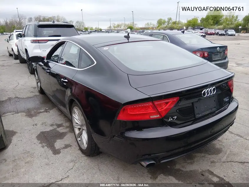 2013 Audi A7 3.0T Premium VIN: WAUYGAFC9DN064761 Lot: 44977174