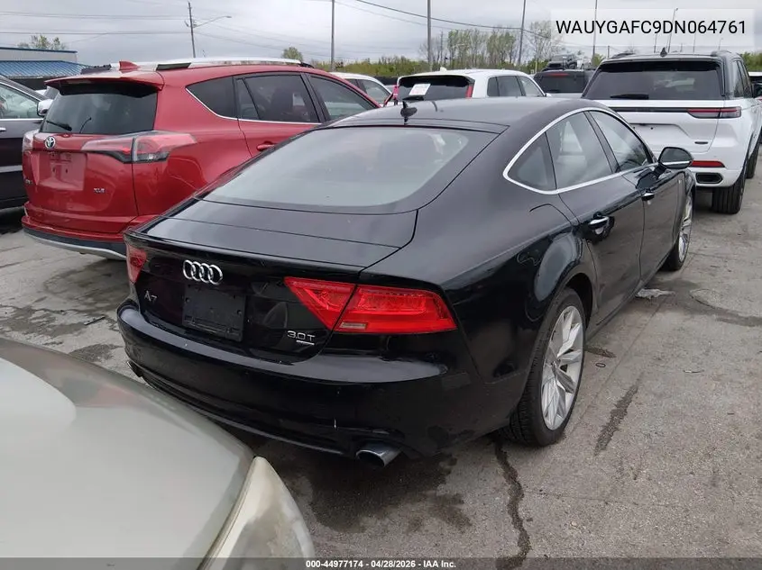 2013 Audi A7 3.0T Premium VIN: WAUYGAFC9DN064761 Lot: 44977174