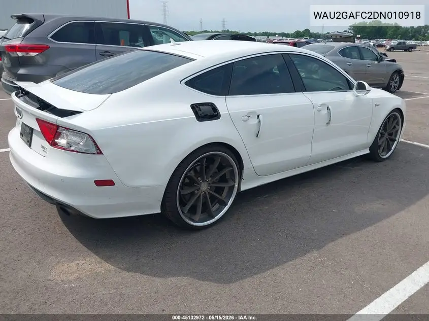 2013 Audi A7 3.0T Premium VIN: WAU2GAFC2DN010918 Lot: 45132972