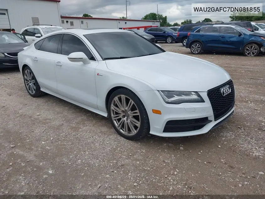 2013 Audi A7 3.0T Premium VIN: WAU2GAFC7DN081855 Lot: 45186229