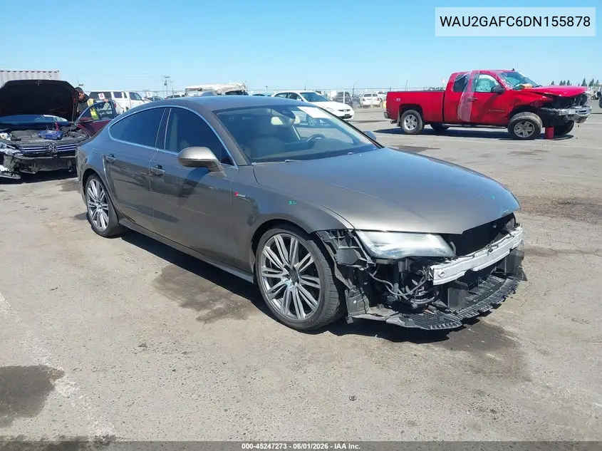 2013 Audi A7 3.0T Premium VIN: WAU2GAFC6DN155878 Lot: 45247273