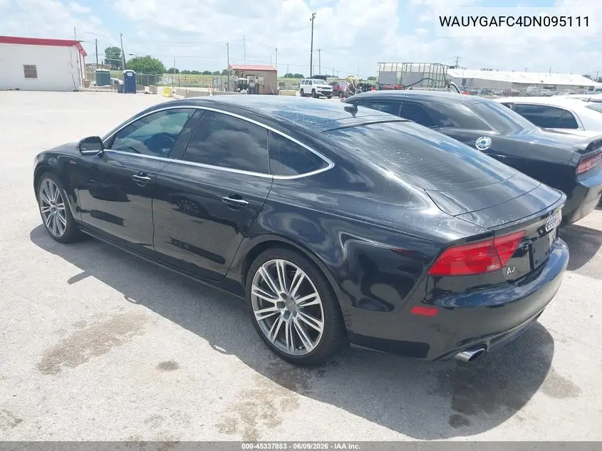 2013 Audi A7 3.0T Premium VIN: WAUYGAFC4DN095111 Lot: 45337883