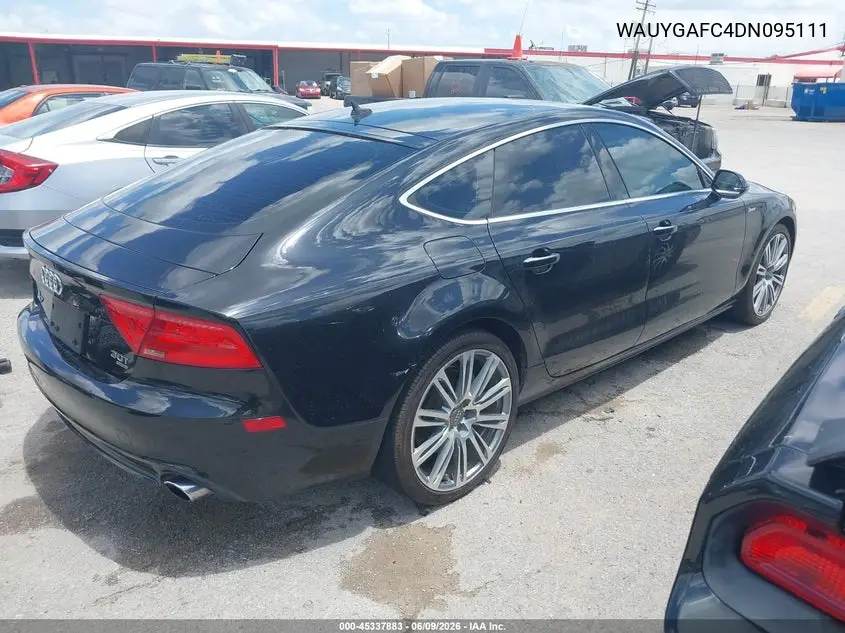 2013 Audi A7 3.0T Premium VIN: WAUYGAFC4DN095111 Lot: 45337883