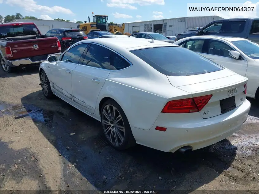 2013 Audi A7 3.0T Premium VIN: WAUYGAFC9DN064307 Lot: 45441707