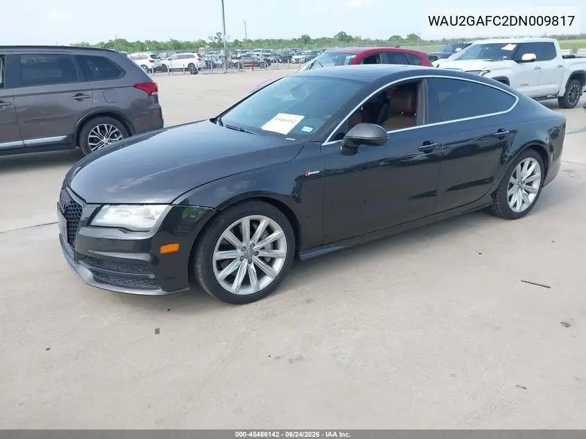 2013 Audi A7 3.0T Premium VIN: WAU2GAFC2DN009817 Lot: 45466142