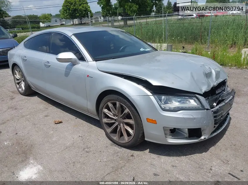 2013 Audi A7 3.0T Premium VIN: WAUYGAFC8DN030794 Lot: 45501098