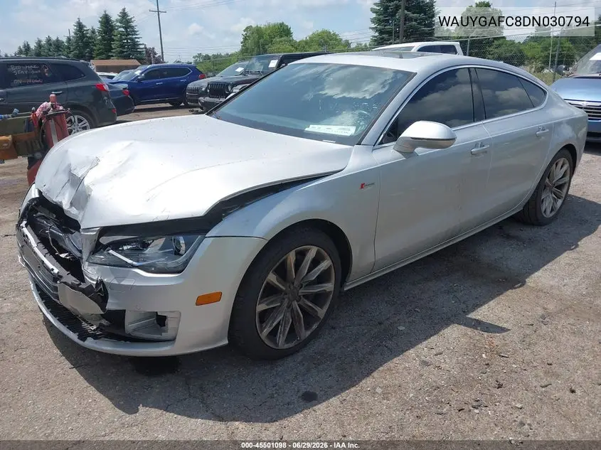 2013 Audi A7 3.0T Premium VIN: WAUYGAFC8DN030794 Lot: 45501098