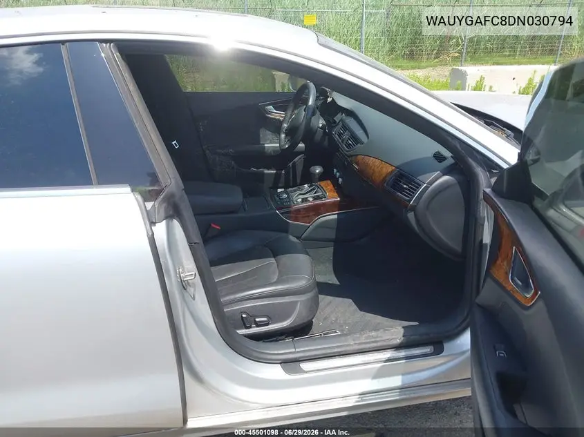 2013 Audi A7 3.0T Premium VIN: WAUYGAFC8DN030794 Lot: 45501098