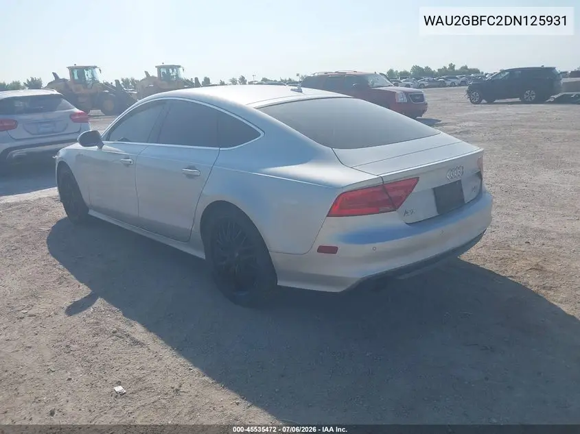 2013 Audi A7 3.0T Premium VIN: WAU2GBFC2DN125931 Lot: 45535472