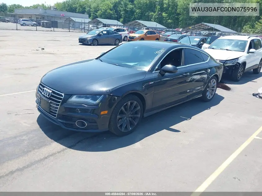 2013 Audi A7 3.0T Premium VIN: WAU3GAFC0DN075996 Lot: 45544284