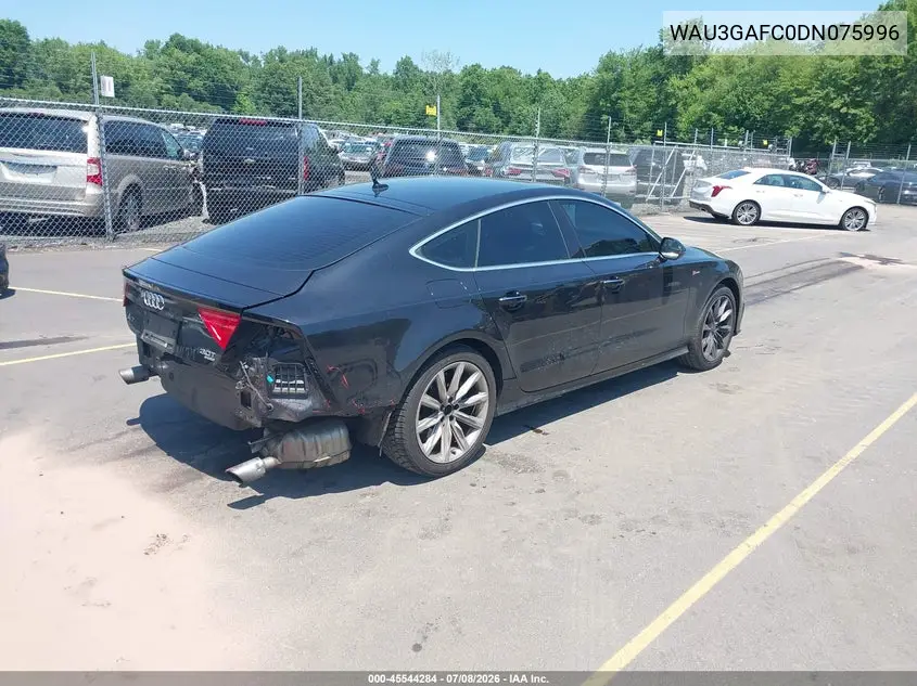 2013 Audi A7 3.0T Premium VIN: WAU3GAFC0DN075996 Lot: 45544284