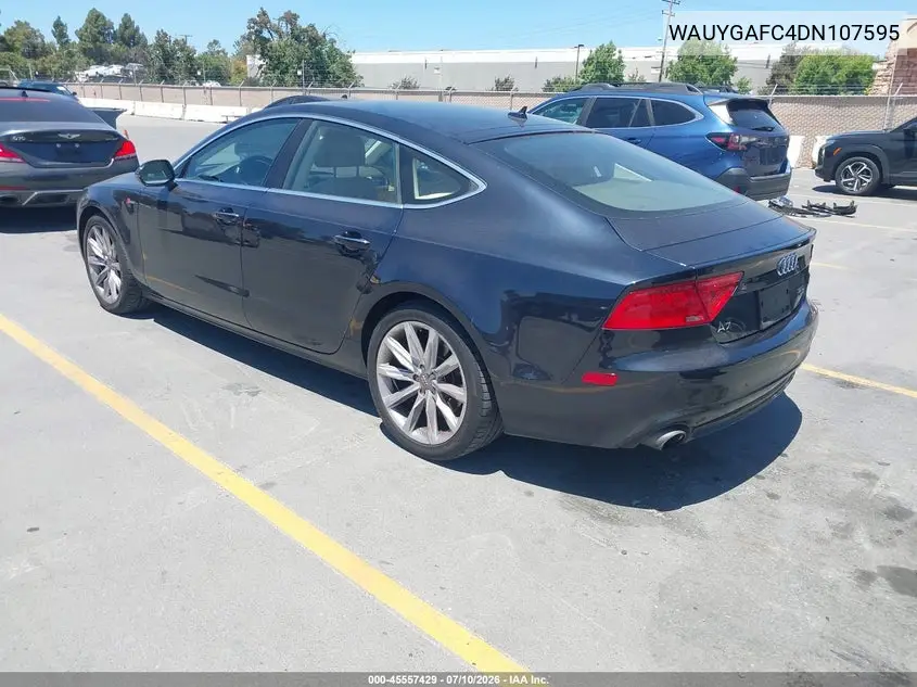 2013 Audi A7 3.0T Premium VIN: WAUYGAFC4DN107595 Lot: 45557429
