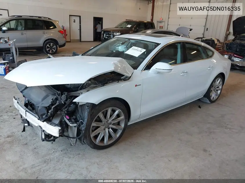 2013 Audi A7 3.0T Premium VIN: WAUYGAFC5DN016335 Lot: 45559238