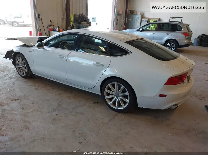 2013 Audi A7 3.0T Premium VIN: WAUYGAFC5DN016335 Lot: 45559238