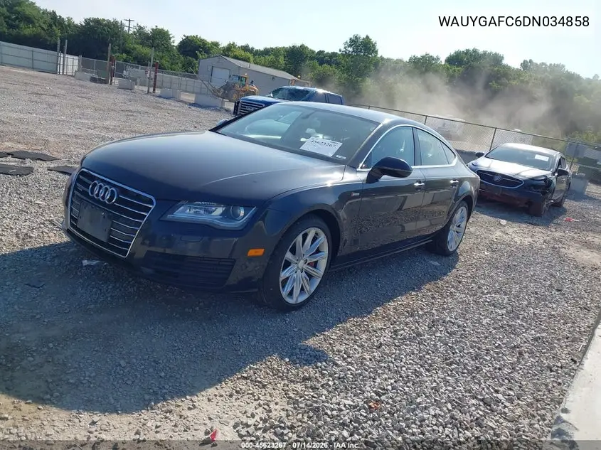 2013 Audi A7 3.0T Premium VIN: WAUYGAFC6DN034858 Lot: 45623267