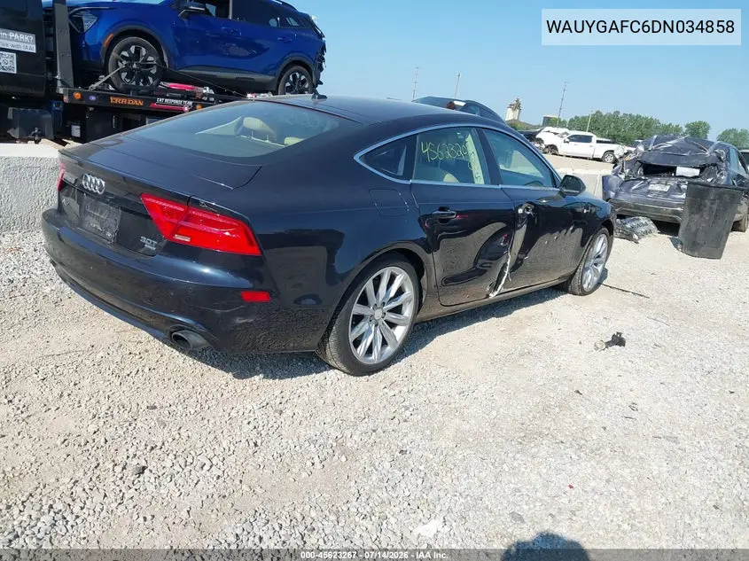 2013 Audi A7 3.0T Premium VIN: WAUYGAFC6DN034858 Lot: 45623267