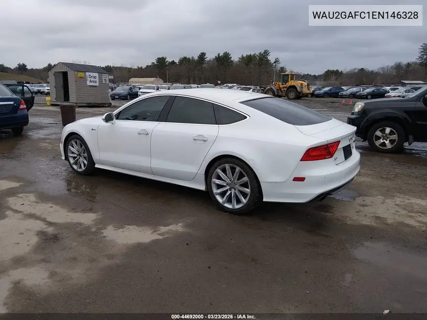 2014 Audi A7 3.0T Premium Plus VIN: WAU2GAFC1EN146328 Lot: 44692000