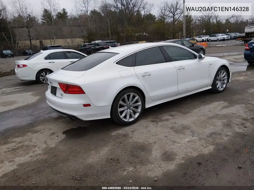 2014 Audi A7 3.0T Premium Plus VIN: WAU2GAFC1EN146328 Lot: 44692000