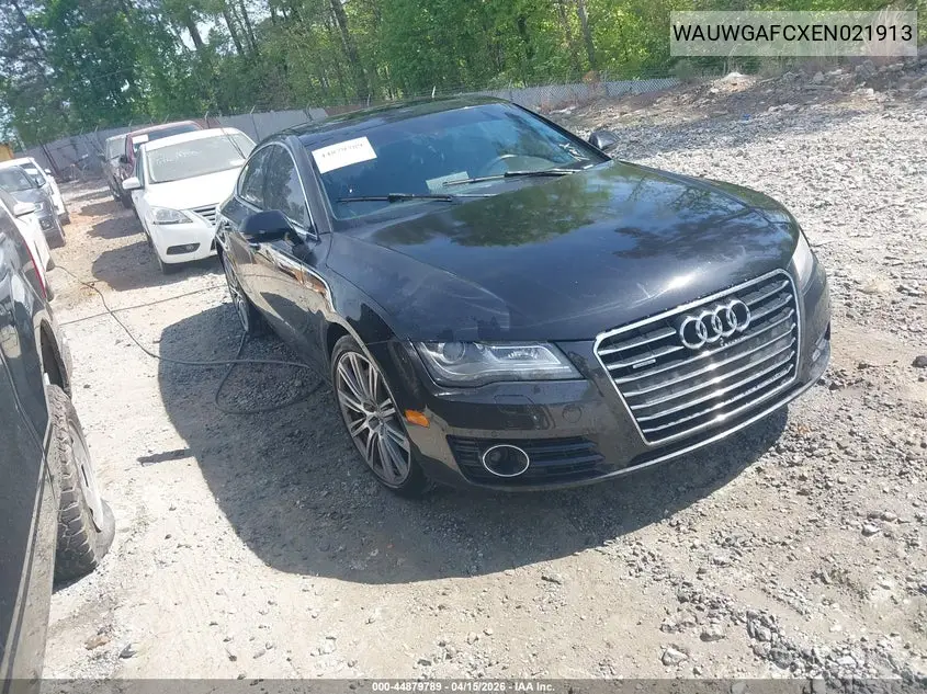 2014 Audi A7 3.0T Premium Plus VIN: WAUWGAFCXEN021913 Lot: 44879789