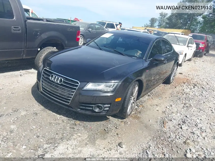2014 Audi A7 3.0T Premium Plus VIN: WAUWGAFCXEN021913 Lot: 44879789