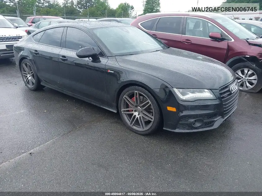 2014 Audi A7 3.0T Premium Plus VIN: WAU2GAFC8EN006745 Lot: 45054417