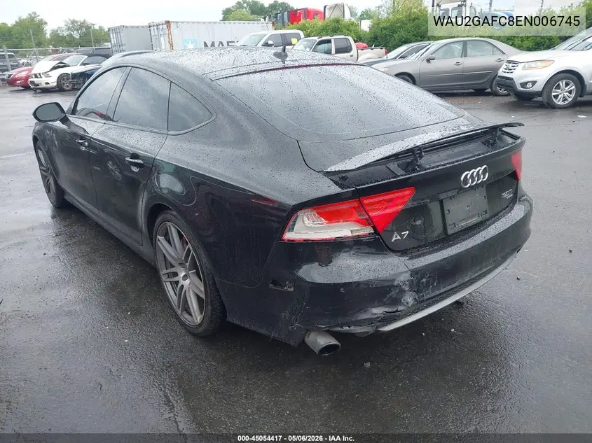 2014 Audi A7 3.0T Premium Plus VIN: WAU2GAFC8EN006745 Lot: 45054417