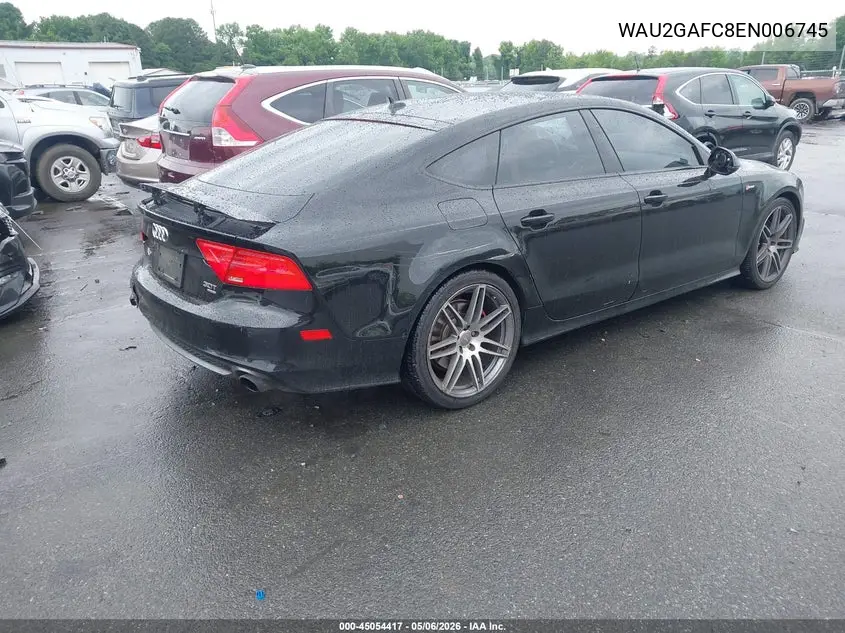2014 Audi A7 3.0T Premium Plus VIN: WAU2GAFC8EN006745 Lot: 45054417
