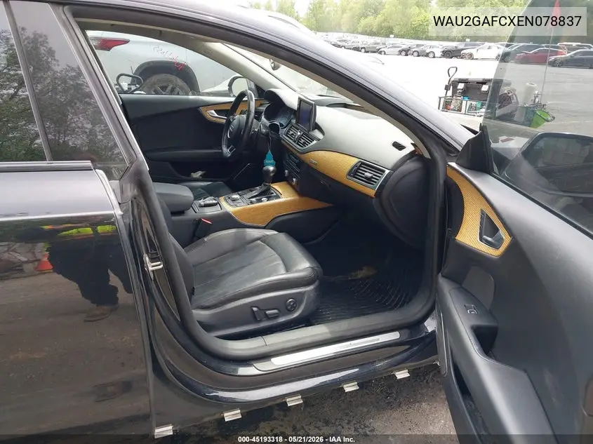 2014 Audi A7 3.0T Premium Plus VIN: WAU2GAFCXEN078837 Lot: 45193318