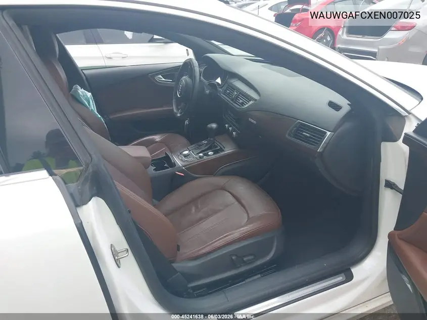 2014 Audi A7 3.0T Premium Plus VIN: WAUWGAFCXEN007025 Lot: 45241638