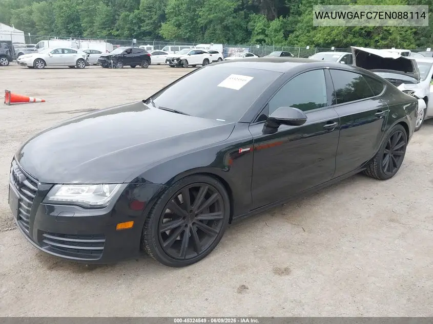 2014 Audi A7 3.0T Premium Plus VIN: WAUWGAFC7EN088114 Lot: 45324549