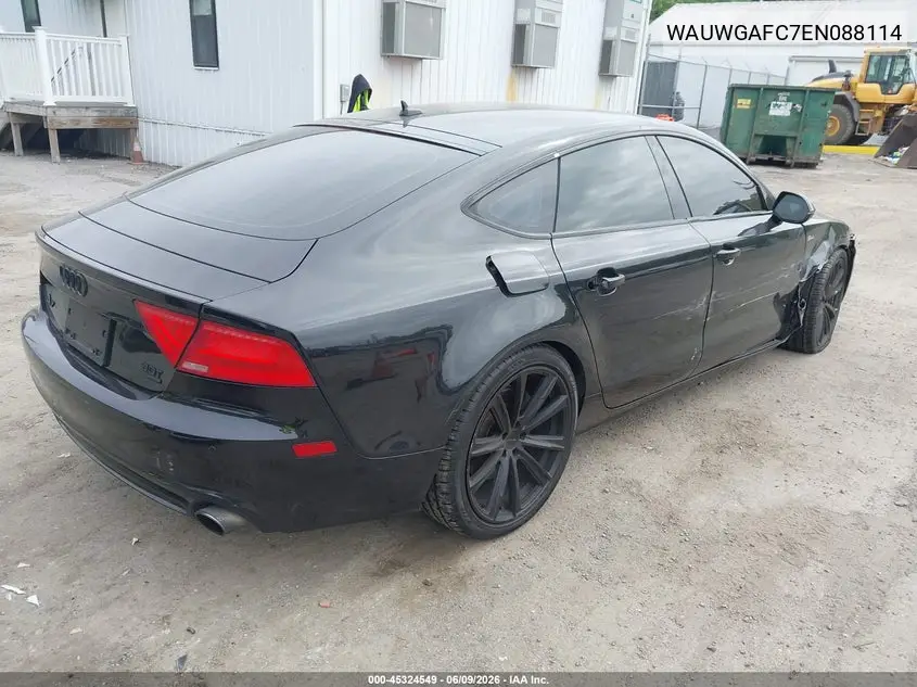 2014 Audi A7 3.0T Premium Plus VIN: WAUWGAFC7EN088114 Lot: 45324549