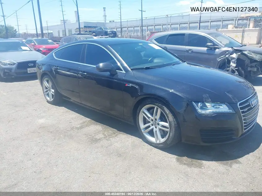 2014 Audi A7 3.0T Premium Plus VIN: WAUWGAFC4EN127340 Lot: 45348194