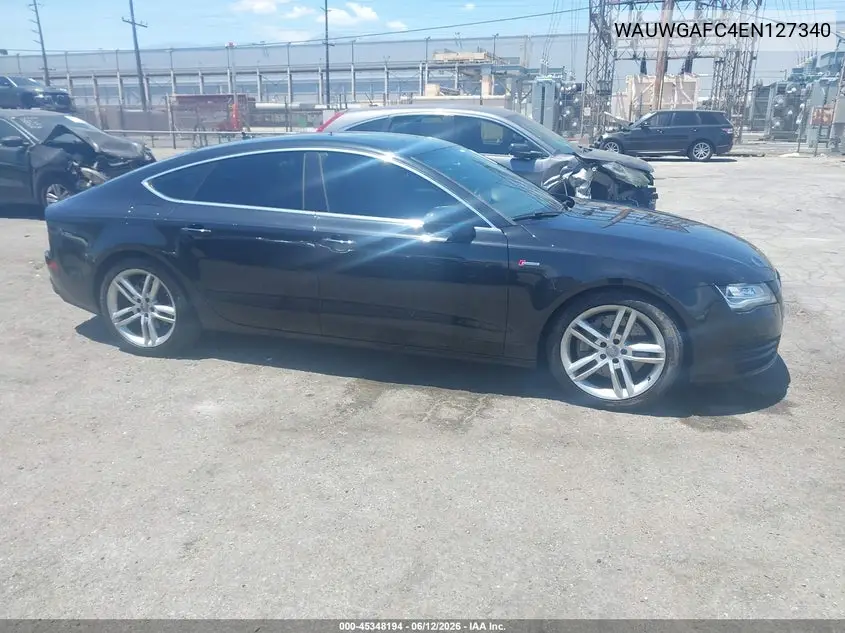 2014 Audi A7 3.0T Premium Plus VIN: WAUWGAFC4EN127340 Lot: 45348194