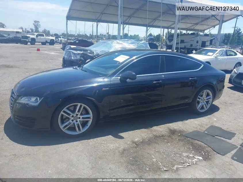 2014 Audi A7 3.0T Premium Plus VIN: WAUWGAFC4EN127340 Lot: 45348194