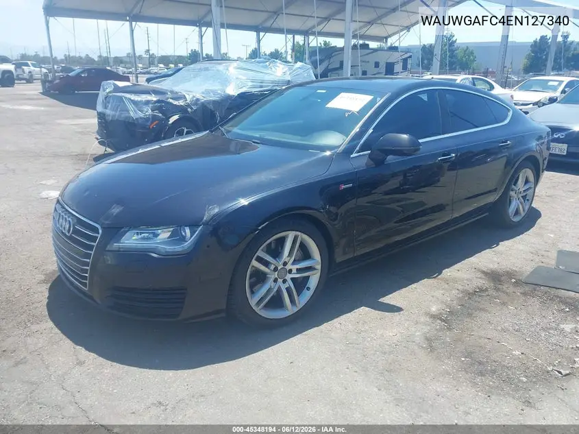 2014 Audi A7 3.0T Premium Plus VIN: WAUWGAFC4EN127340 Lot: 45348194