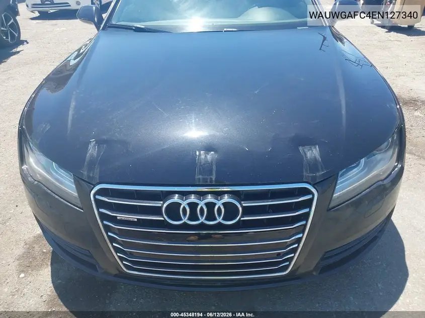 2014 Audi A7 3.0T Premium Plus VIN: WAUWGAFC4EN127340 Lot: 45348194